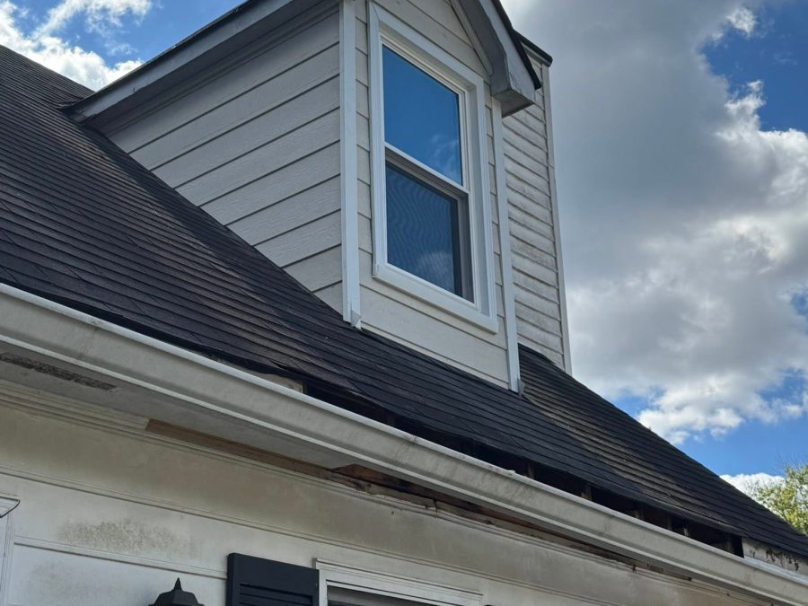 A finished dormer window and siding by Roof Works